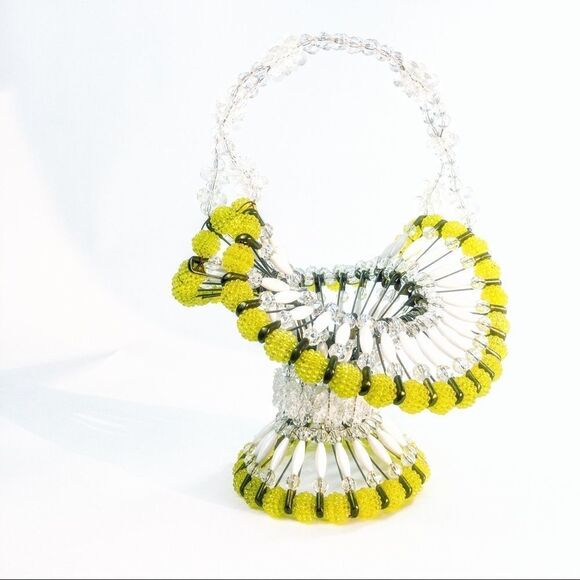 VTG MCM Safety Pin & Bead Basket - Picture 5 of 11